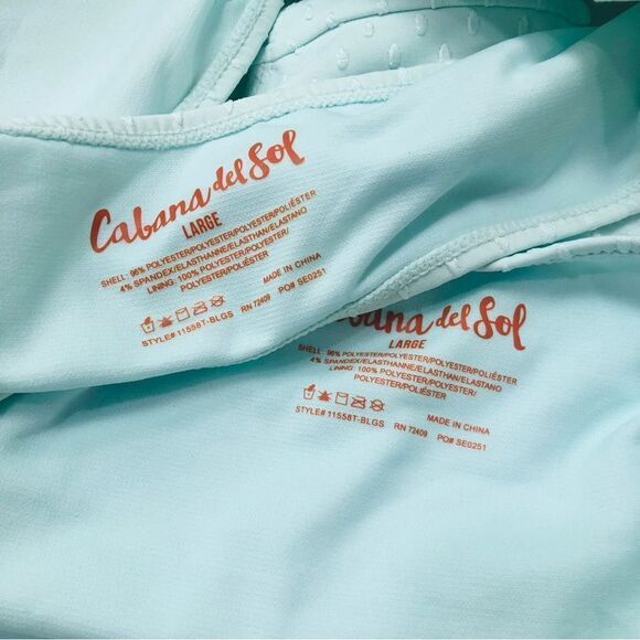 Cabana Del Sol Bikini sz Large - Picture 4 of 5